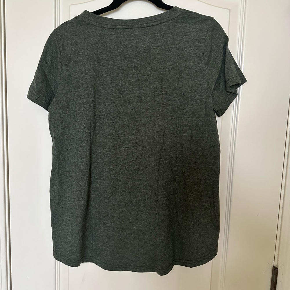 Amaryllis T-shirt greenish grey - Picture 2 of 4